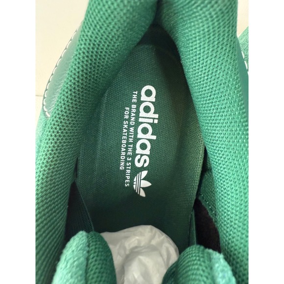 Adidas Superstar ADV Shell Toe Sneakers Collegiate Green JQ1103 Mens 7.5 NEW - Picture 4 of 9